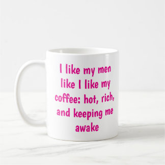 Heiß, reich und weitläufig Erwachen Sassy Keramik  Kaffeetasse