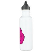 Heiß rosa Afro Einhorn Edelstahlflasche (Rechts)