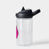 Heiß rosa Afro Einhorn Trinkflasche (Links)