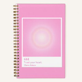 Heiß Rosa Aura Swatch Engel Zahl Klein Notizblock