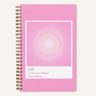 Heiß Rosa Aura Swatch Engel Zahl Klein Notizblock
