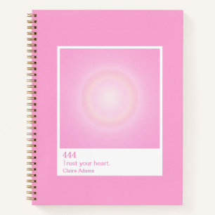 Heiß Rosa Aura Swatch Engel Zahl Notizblock