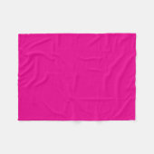 Heiß rosa Bandana Fleecedecke (Vorderseite (Horizontal))