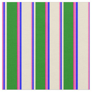 Heiß rosa, blau, beige, grün und tiefrosa gefärbt stoff