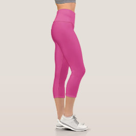 Heiß rosa capri leggings