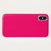 Heiß rosa Case-Mate iPhone hülle (Rückseite (Horizontal))