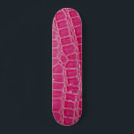 Heiß rosa Crocodile Skin Old School Skateboard<br><div class="desc">Mit unserem zum Patent angemeldeten Druckverfahren können wir einmalige Boards mit den hellsten Farben,  schärfsten Bildern und beruflichen Qualitätsstandards erstellen,  die dem härtesten Skaten standhalten.</div>