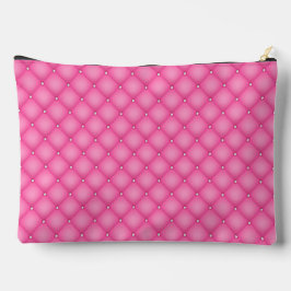 Heiß rosa Diamant-Textur Schminkkommode Zubehörtasche
