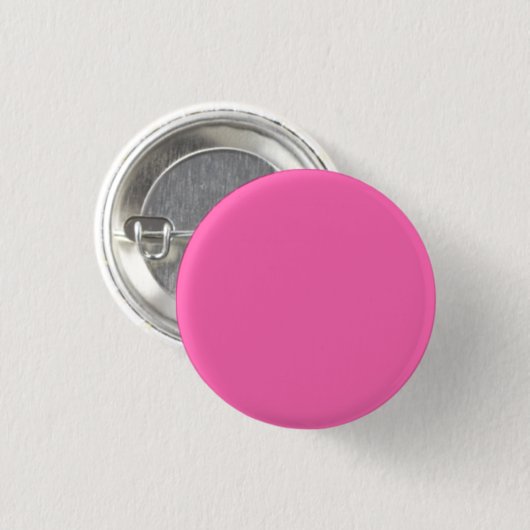 Heiß rosa Farbe Button (Vorne & Hinten)