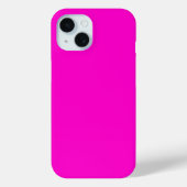 Heiß rosa Farbe Case-Mate iPhone Hülle (Rückseite)