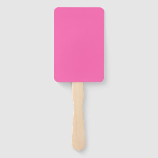 Heiß rosa Farbe Fächer (Rückseite)