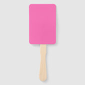 Heiß rosa Farbe Fächer (Vorderseite)