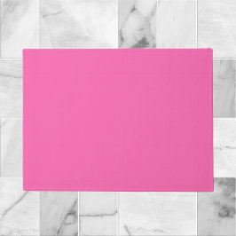 Heiß rosa Farbe Fußmatte