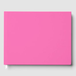Heiß rosa Farbe Gästebuch