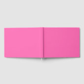 Heiß rosa Farbe Gästebuch (Voll)