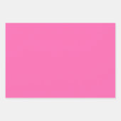 Heiß rosa Farbe Geschenkpapier Set (Vorderseite 2)