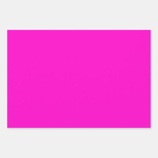 Heiß rosa Farbe Geschenkpapier Set (Vorderseite 2)