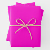 Heiß rosa Farbe Geschenkpapier Set (Beispiel)