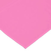 Heiß rosa Farbe Kurzer Tischläufer (Ecke)