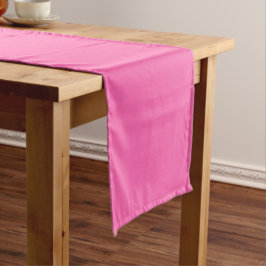Heiß rosa Farbe Kurzer Tischläufer