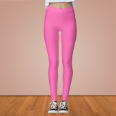 Heiß rosa Farbe Leggings
