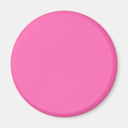 Heiß rosa Farbe Magnet (Vorne)