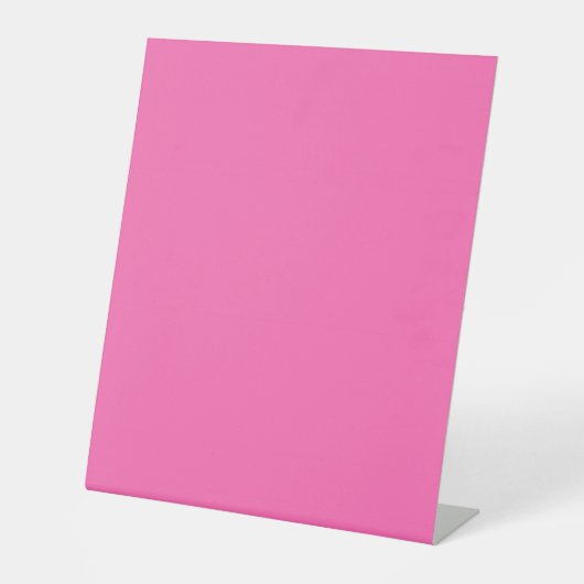 Heiß rosa Farbe Sockelschild (Vorderseite)