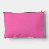 Heiß rosa Farbe Zubehörtasche (Rückseite)