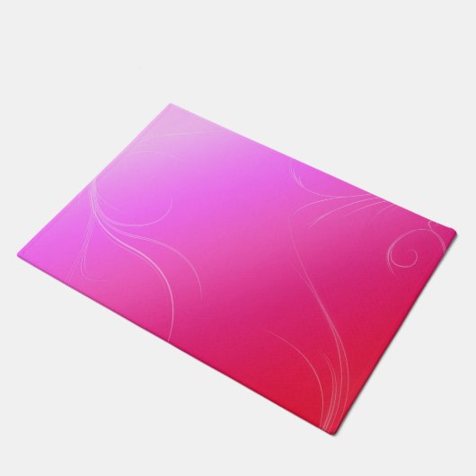 Heiß rosa fußmatte (Schrägansicht)