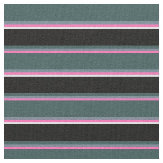 Heiß rosa, grau, dunkelschiefer grau, schwarz & la stoff (Nahaufnahme)