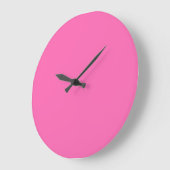 Heiß rosa große wanduhr (Winkel)