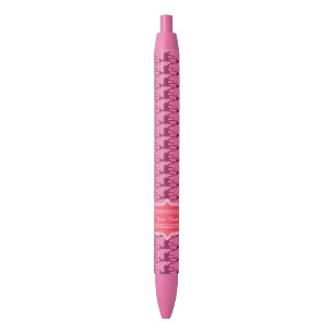 Heiß rosa Hirsche, Personalisierter Name N1 Kugelschreiber