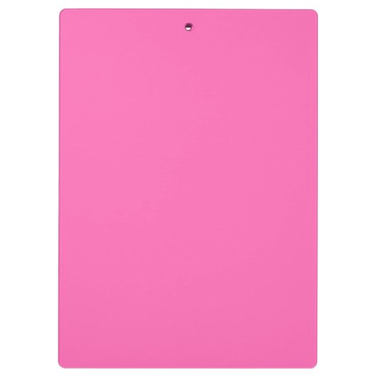 Heiß rosa klemmbrett (Rückseite)