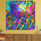 Heiß rosa leinwanddruck (Insitu (Wohnzimmer))