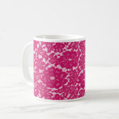Heiß rosa lila kaffeetasse (Vorderseite Links)