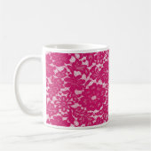 Heiß rosa lila kaffeetasse (Links)