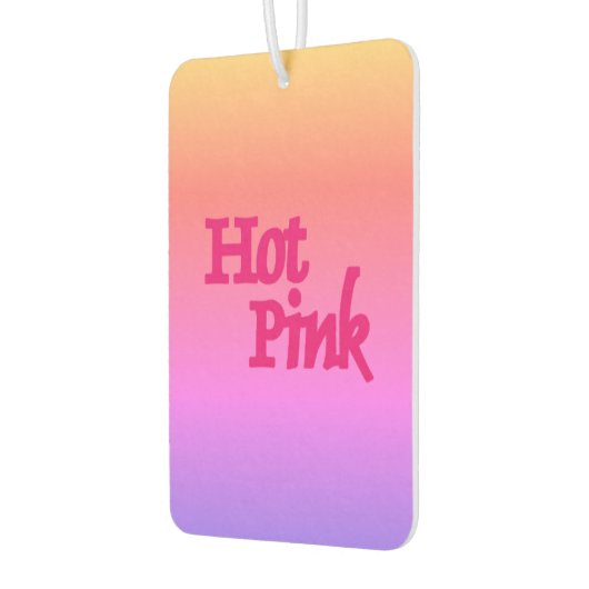 Heiß rosa Luftkühler Autolufterfrischer (Links)