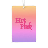 Heiß rosa Luftkühler Autolufterfrischer (Rückseite)