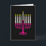 heiß rosa menorah hanukkah purim einladung<br><div class="desc">"hot pink menorah hanukkah ", "pink hanukkah", "pink menorah", "hanukkah menorah", menorah, "glückliche hanukkah", kanukah, hannukah, Hanukkah, "jüdische Feiertage"</div>