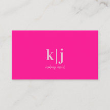 Heiß Rosa Monogram Makeup Artist