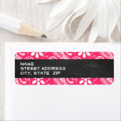 Heiß rosa Paisley, Vintage Halbpension (Insitu)