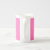 Heiß rosa porzellantasse (Rückseite)