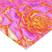 Heiß rosa, rot und gelb Sukkulat-Rosette Kurzer Tischläufer (Ecke)