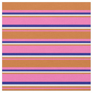 Heiß rosa, Schokolade, Minzcreme und blau Stoff