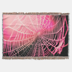 Heiß rosa schwarze gruselige Spinnennetz Decke