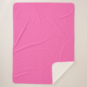 Heiß rosa sherpadecke (Vorderseite)