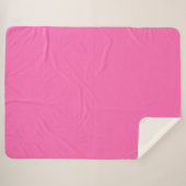 Heiß rosa sherpadecke (Vorderseite (Horizontal))