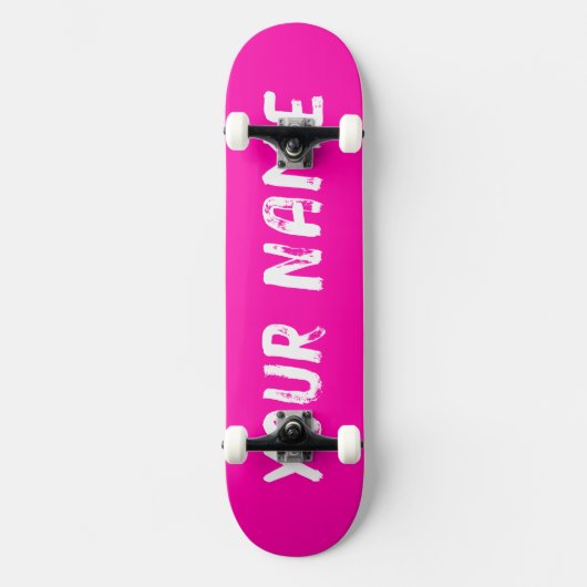 Heiß rosa skateboard (Vorderseite)