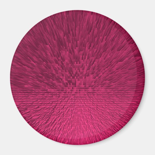 Heiß rosa Stadt...... Magnet (Vorne)