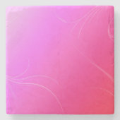 Heiß rosa steinuntersetzer (Vorderseite)